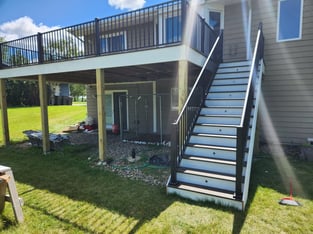 Custom Deck Build by Home Visions Carpentry