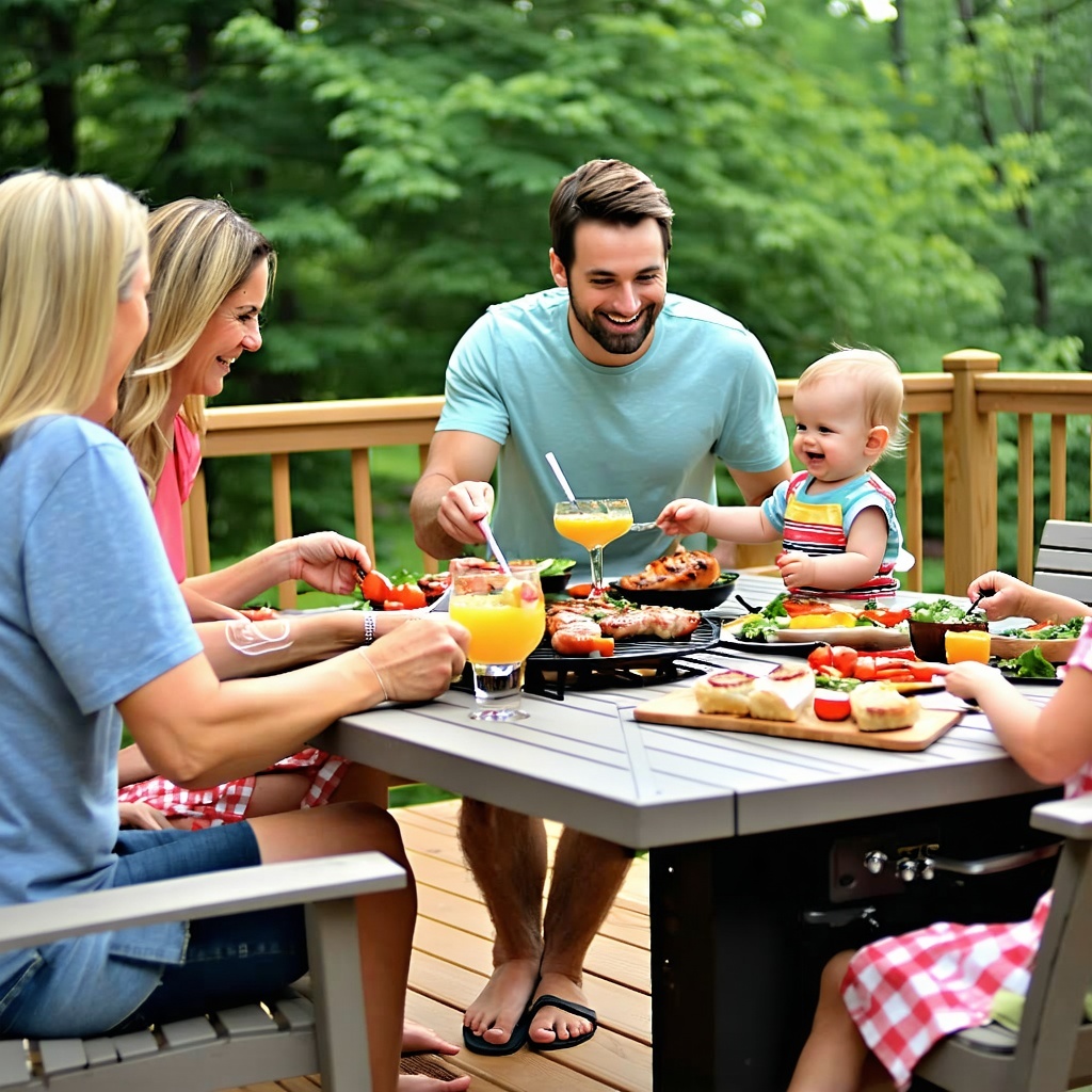 Summer in Minnesota means deck dinners backyard grilling and quality time outdoors with family | Home Visions Carpentry