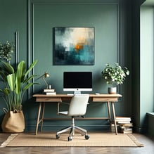 Use Color Psychology to Boost FocusPaint plays a powerful role in productivity For a basement home office choose light warm neutrals like soft taupe or muted sage to open the space Want something bold Deep navy or forest green walls can add a sophist-3