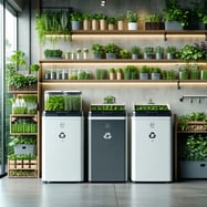 builtin recycling and composting systems to streamline your sustainable lifestyle-1