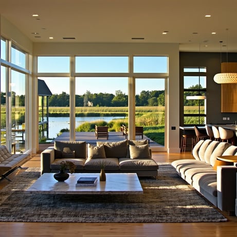 open concept living area | Home Visions Carpentry