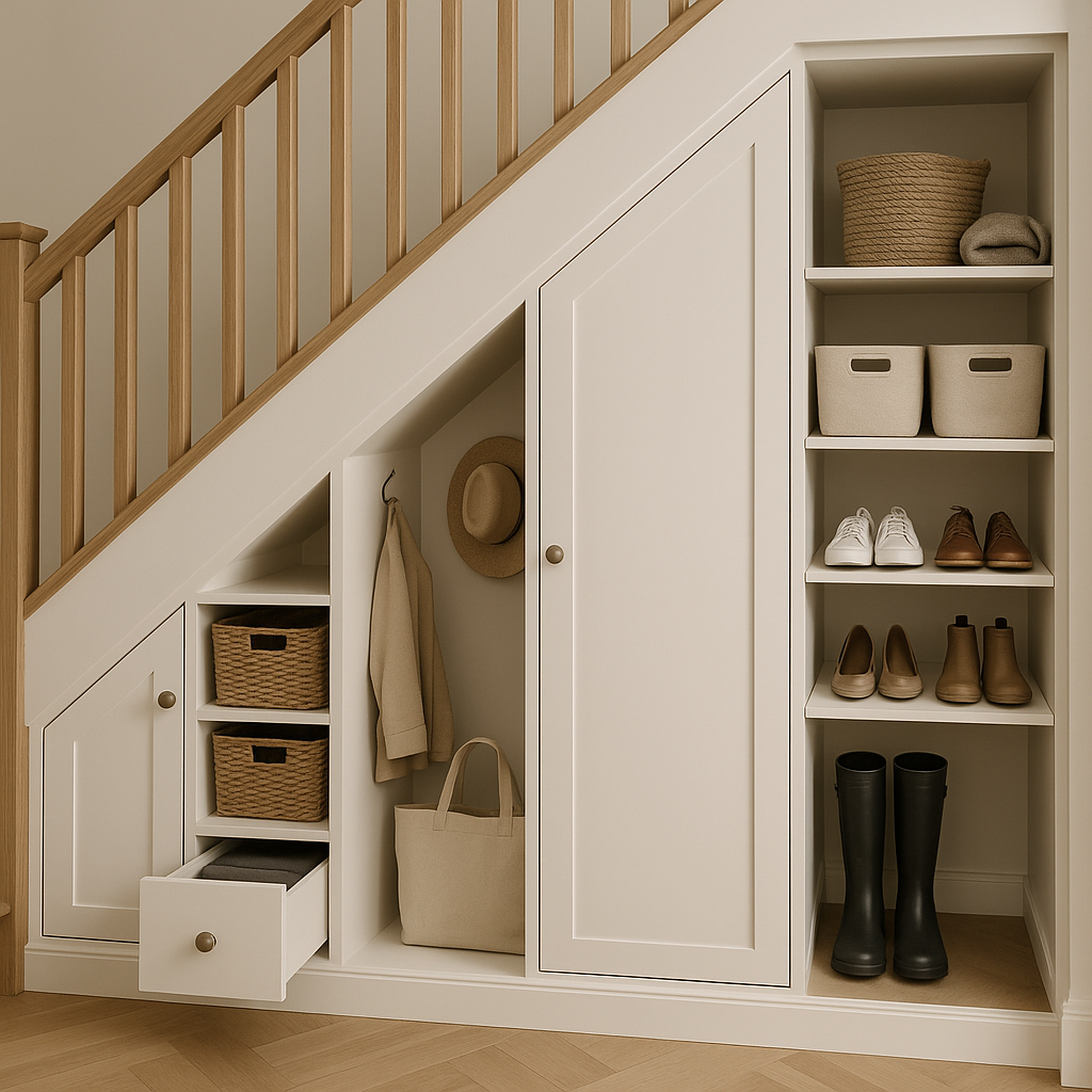 storage under our stairs