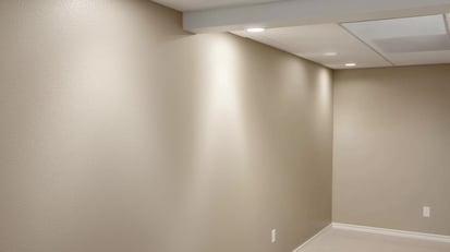 Wall and Ceiling Materials Built for Lower Level living in midwest residential homes