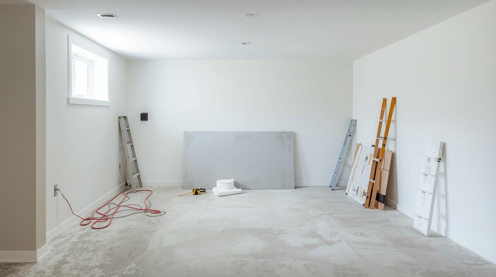 create a modern and inclusive photo for a blog titled_ Basement Remodel Mistakes MN Homeowners Make_ Common Renovation Pitfalls and How to Avoid Them