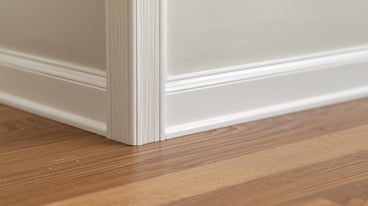 balanced baseboard trim and finish carpentry | Home Visions Carpentry