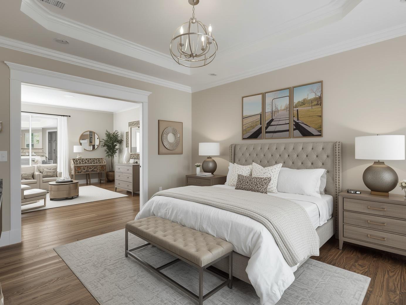 non-open concept in home