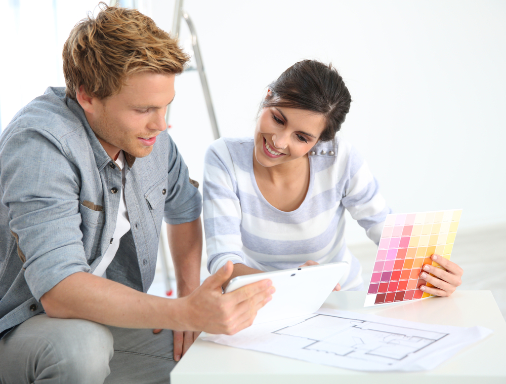 Couple reviewing home renovation ideas | Home Visions Carpentry