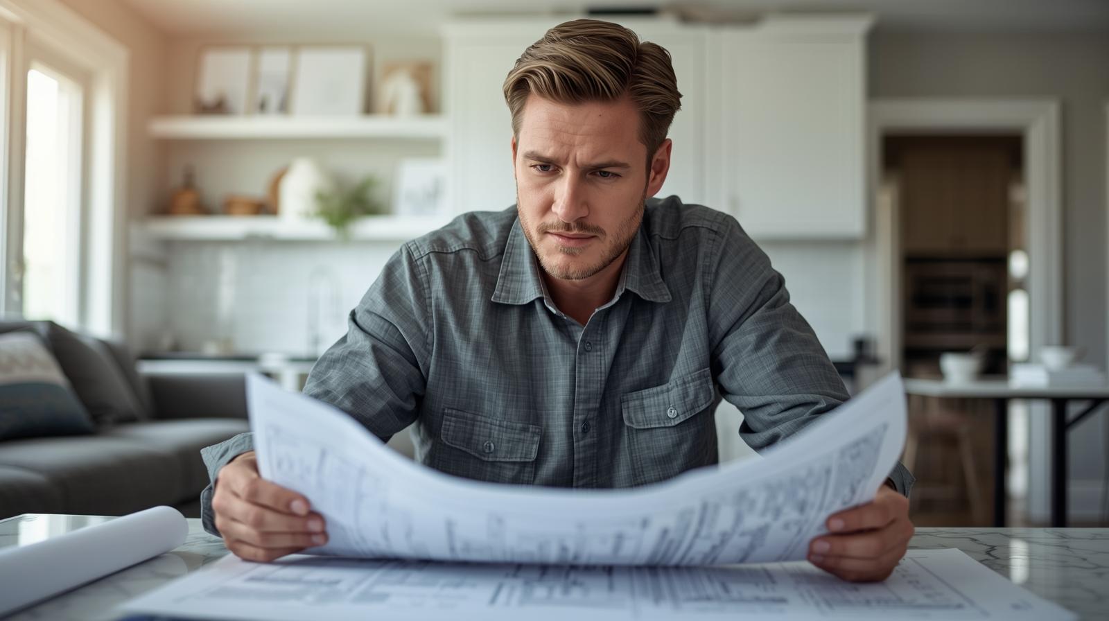 Minnesota homeowner reviewing remodel plans to avoid common mistakes | Home Visions Carpentry